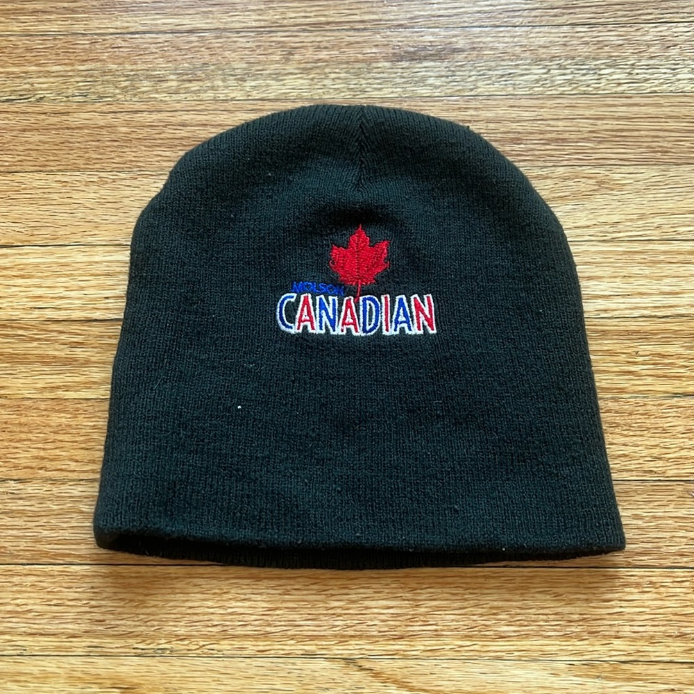 Vintage Molson Canadian Beanie / Green / Roots